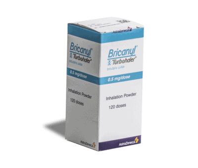 Bricanyl Turbuhaler 0.5mg doses