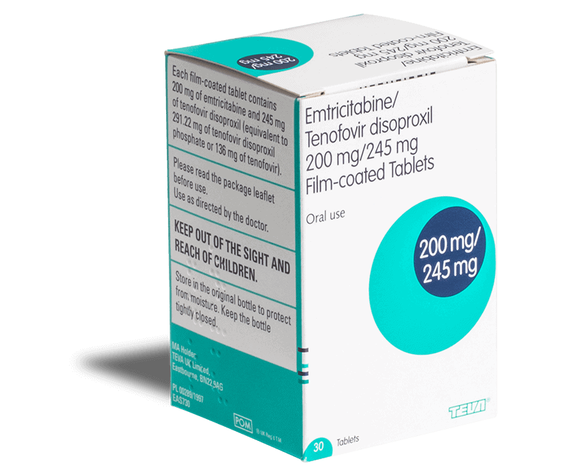 emtricitabine 200mg/245mg tabletten