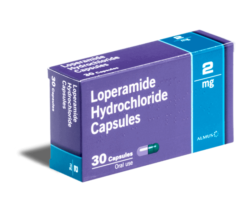 Loperamide 2mg capsules