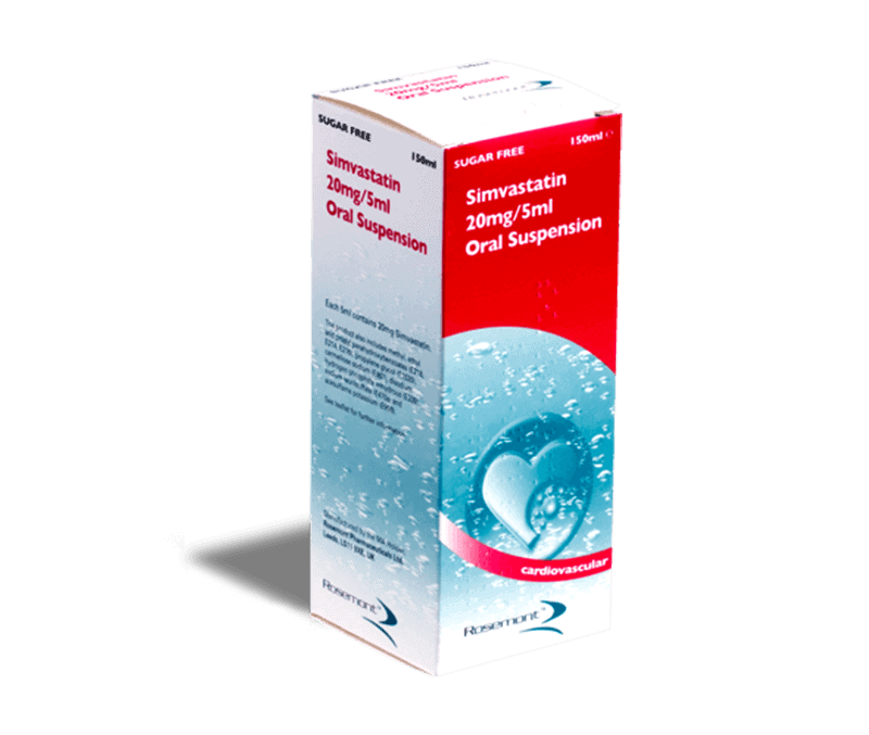 simvastatin 20mg/5ml tabletten