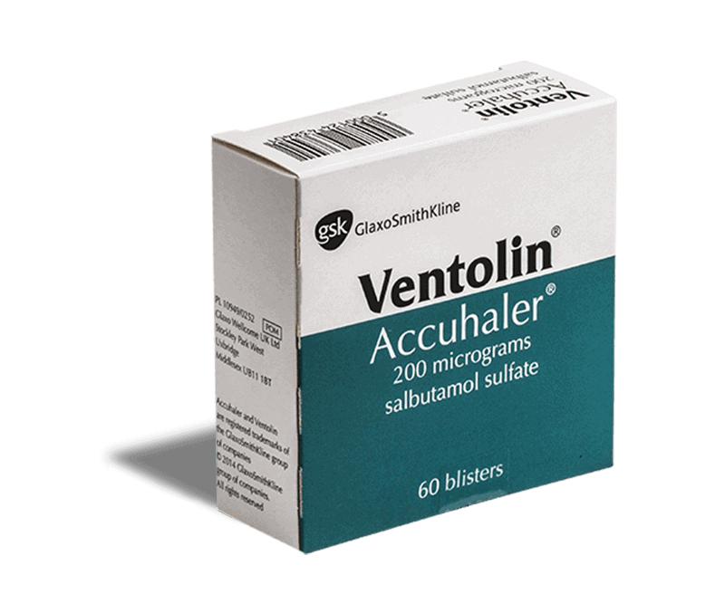 Ventolin200μg Inhalator